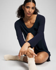 Soma / Long-Sleeve Sleepshirt NIGHTFALL NAVY