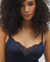 Soma / Lace-Trim Pajama Cami NIGHTFALL NAVY