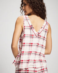Soma / Printed Tank TARTAN TEXTILE CHAMP