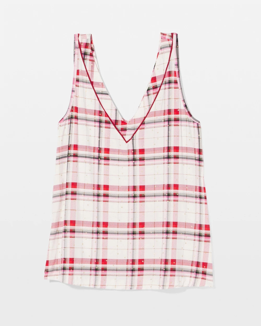 Soma / Printed Tank TARTAN TEXTILE CHAMP