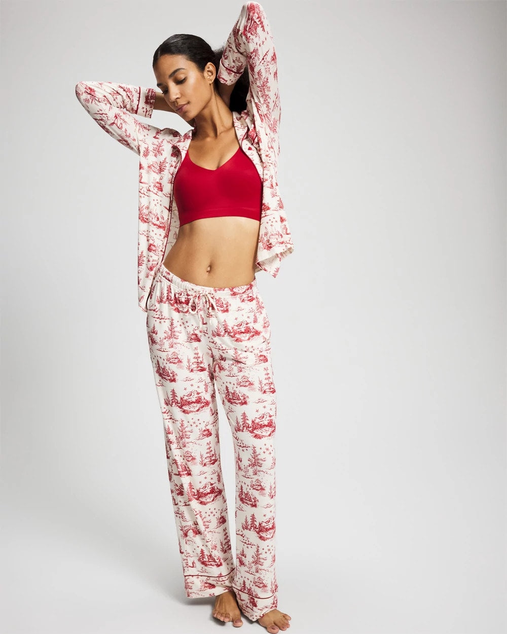 Soma / Printed Pajama Pant ENCHANTED TOILE CHAMPAGNE