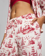 Soma / Printed Pajama Pant ENCHANTED TOILE CHAMPAGNE