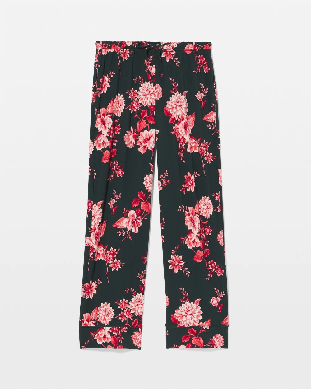 Soma / Printed Pajama Pant COTTAGE FLORAL GREEN