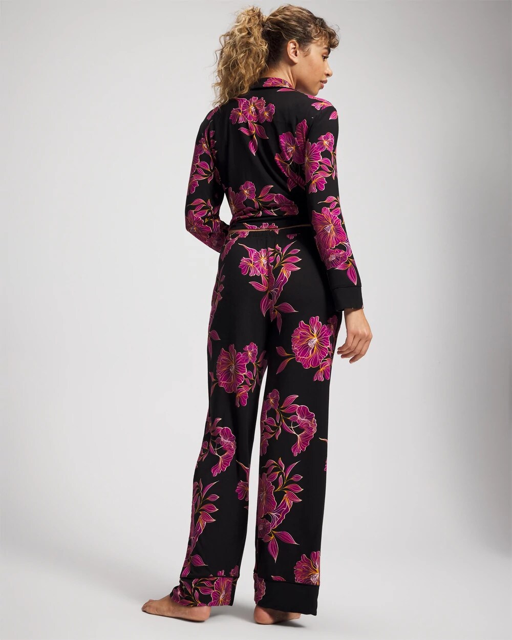 Soma / Printed Pajama Pant GILDED BLOOMS MAGENTA