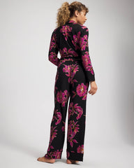 Soma / Printed Pajama Pant GILDED BLOOMS MAGENTA