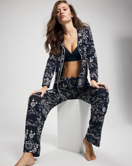 Soma / Printed Pajama Pant COSMIC BALLET NAVY