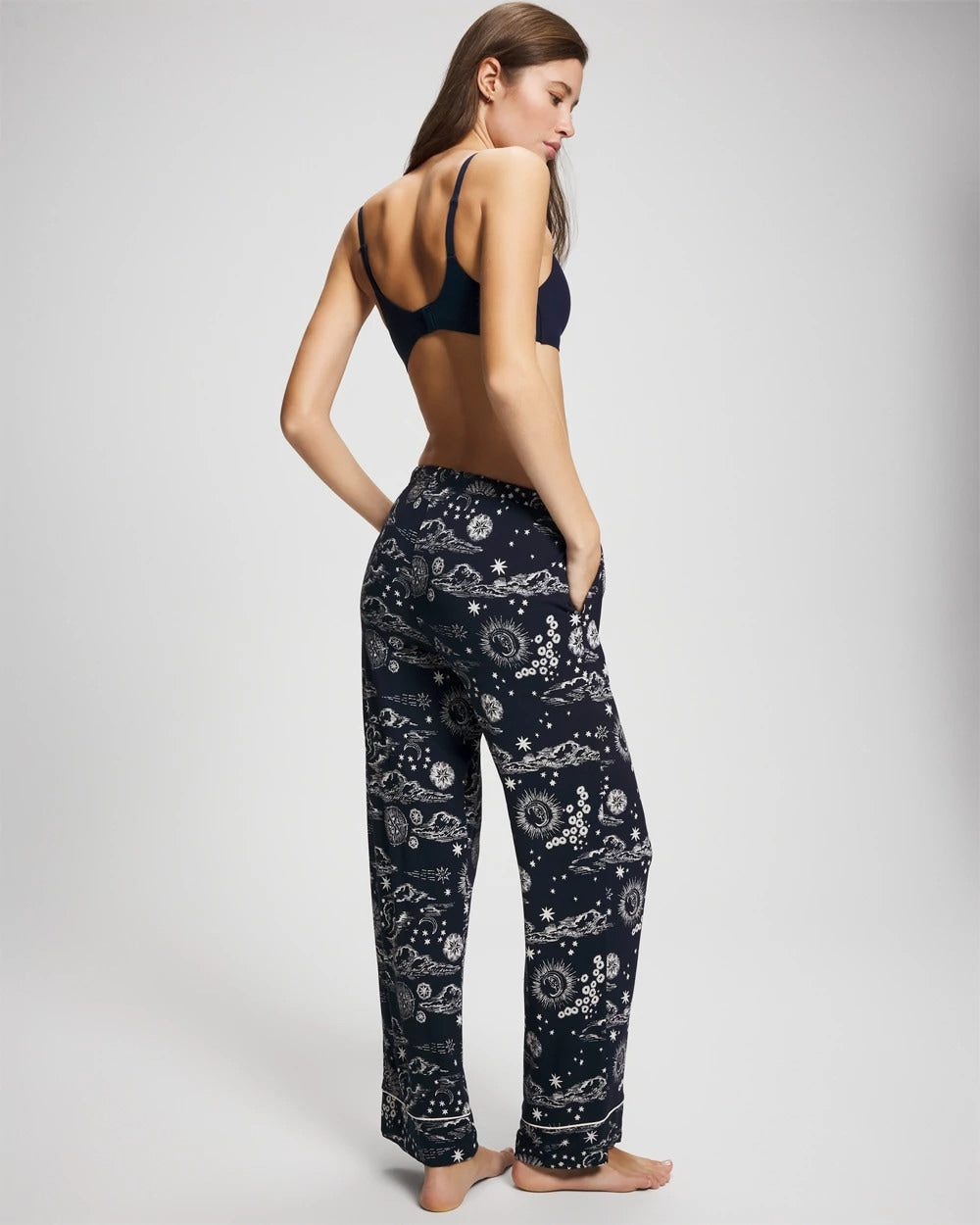 Soma / Printed Pajama Pant COSMIC BALLET NAVY