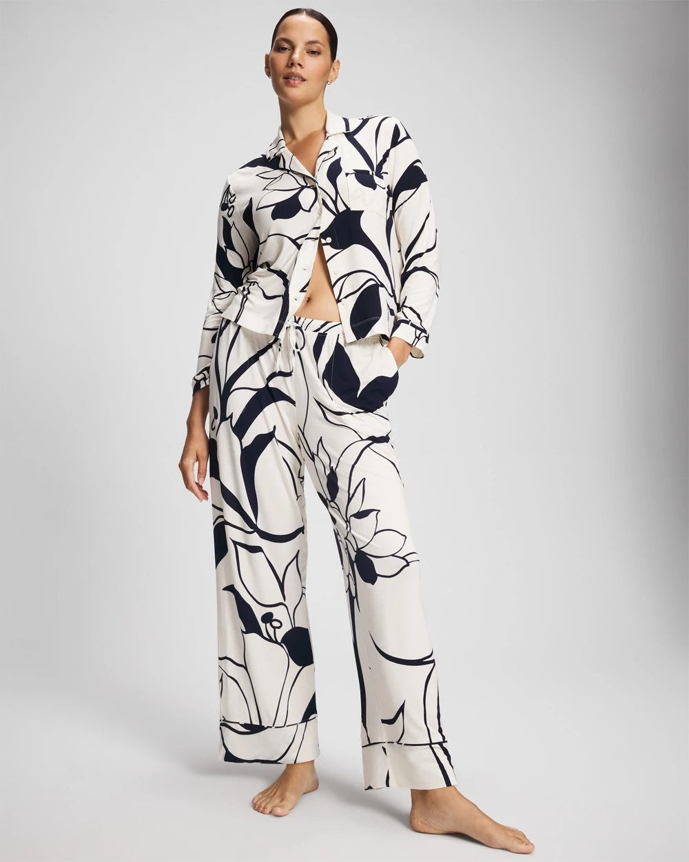Soma / Printed Pajama Pant NOUVEAU FLORA CHAMP