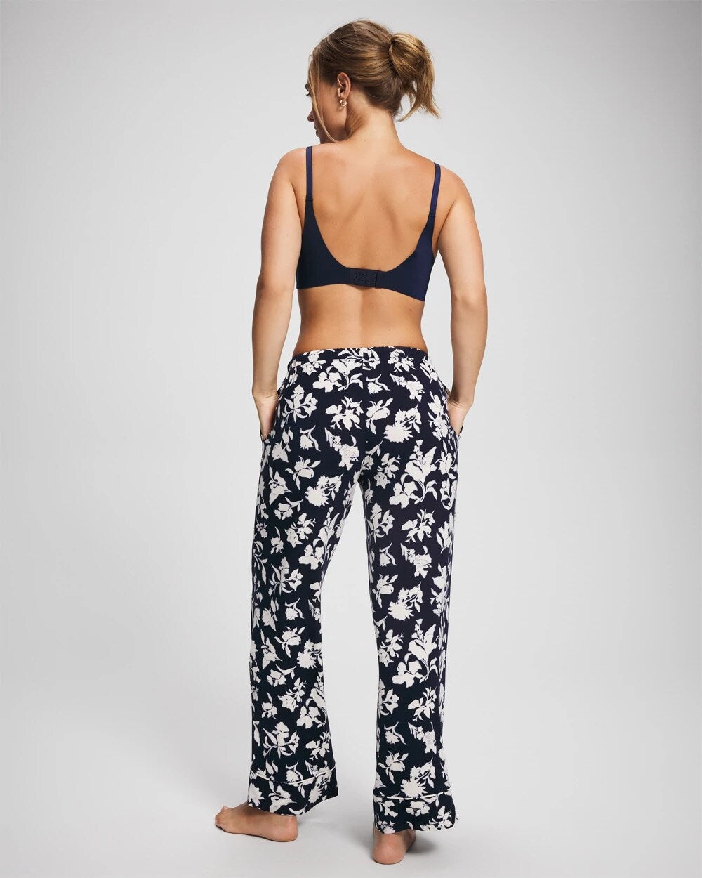 Soma / Printed Pajama Pant SERENITY PETALS NAVY