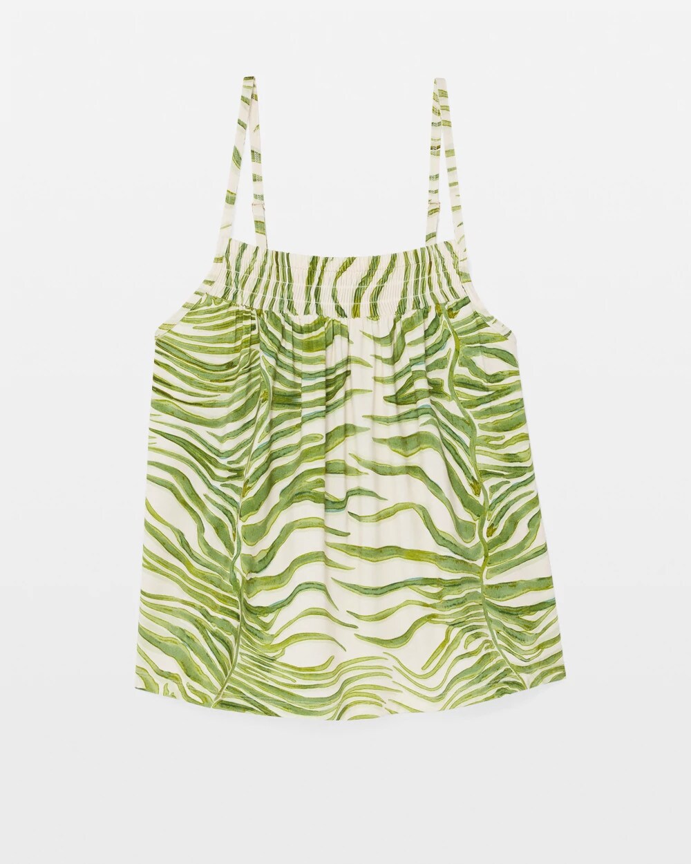 Soma / Smocked Pajama Cami INTO THE GROOVE WHITE SMK