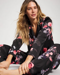 Soma / Pajama Pants FLORAL DREAMS GRAND BLACK