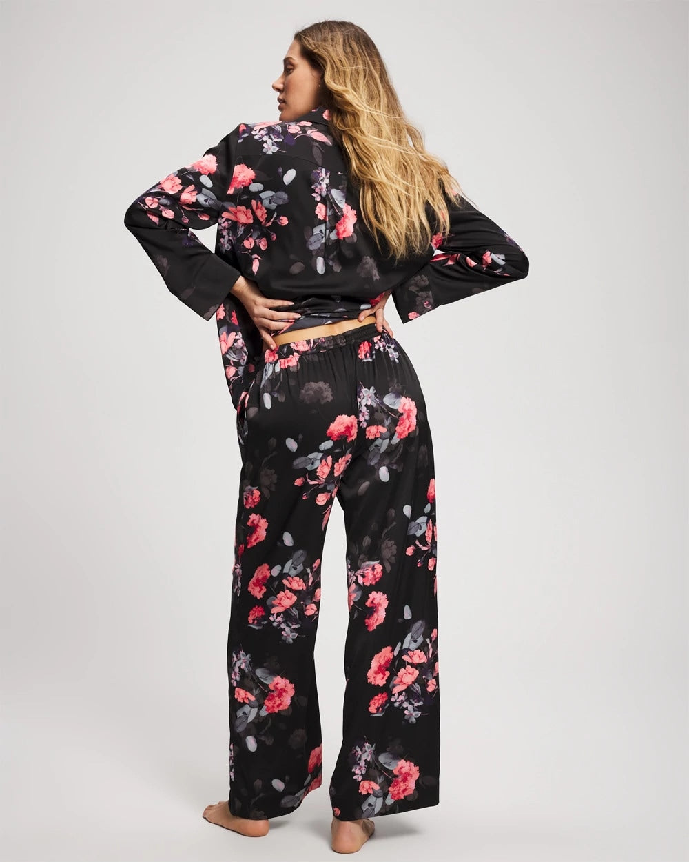 Soma / Pajama Pants FLORAL DREAMS GRAND BLACK