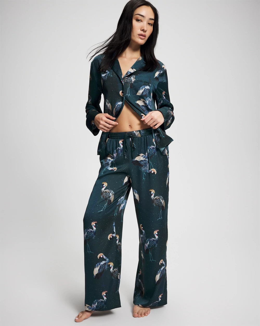 Soma / Pajama Pants MIDNIGHT CRANES BLUE