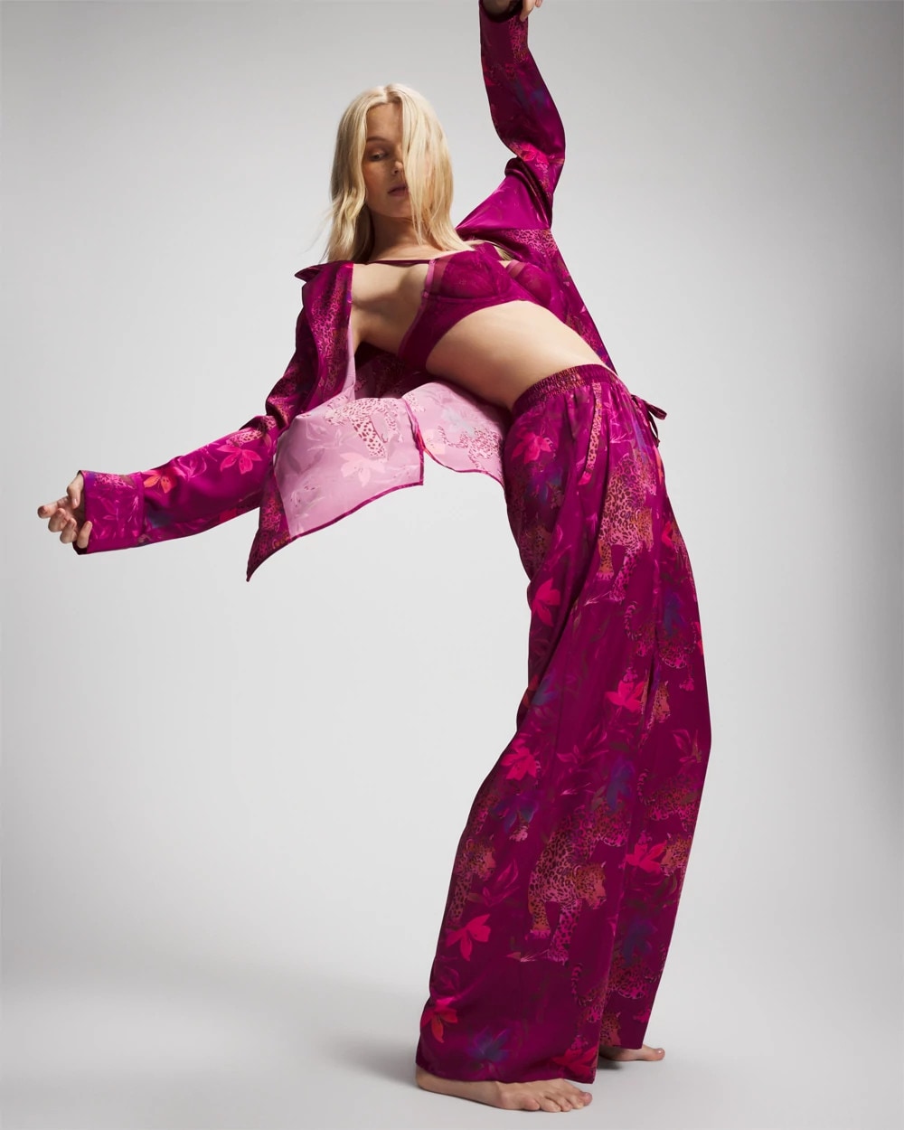 Soma / Pajama Pants WILD WONDERS MAGENTA
