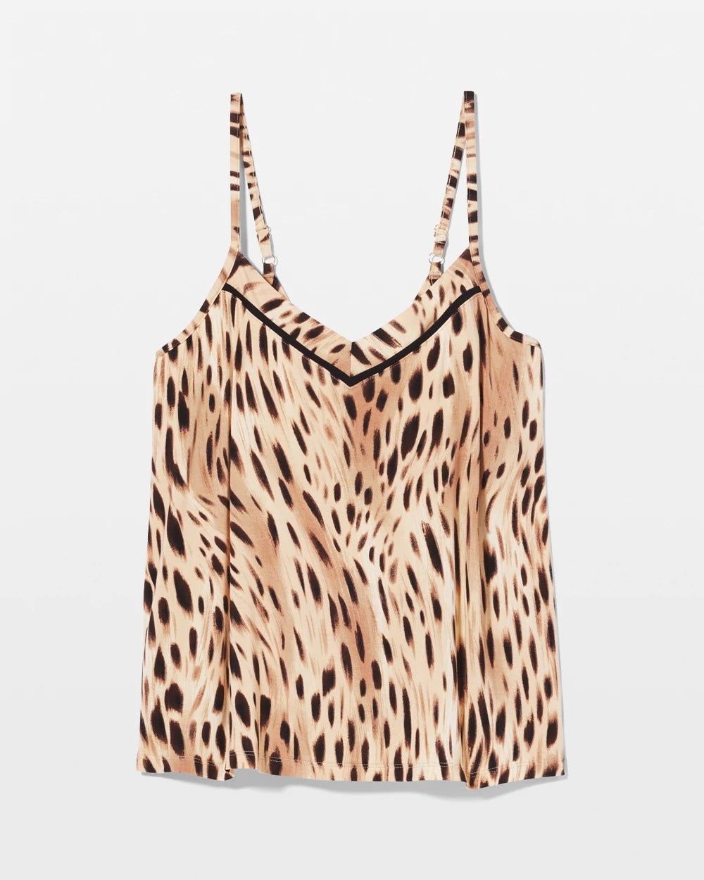 Soma / Piped Pajama Cami SPLENDID LEOPARD AMBER