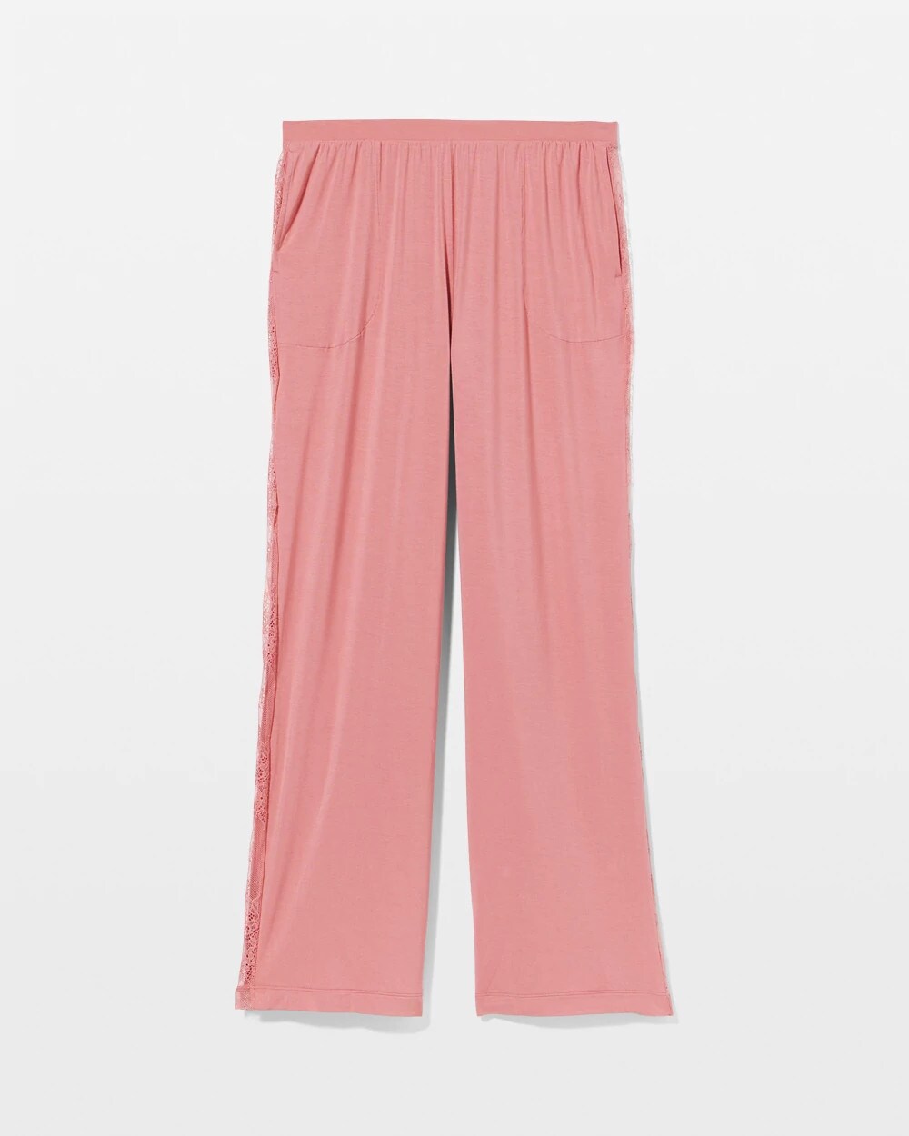 Soma / Lace Relaxed Wide Leg Pajama Pant ANTIQUE PINK