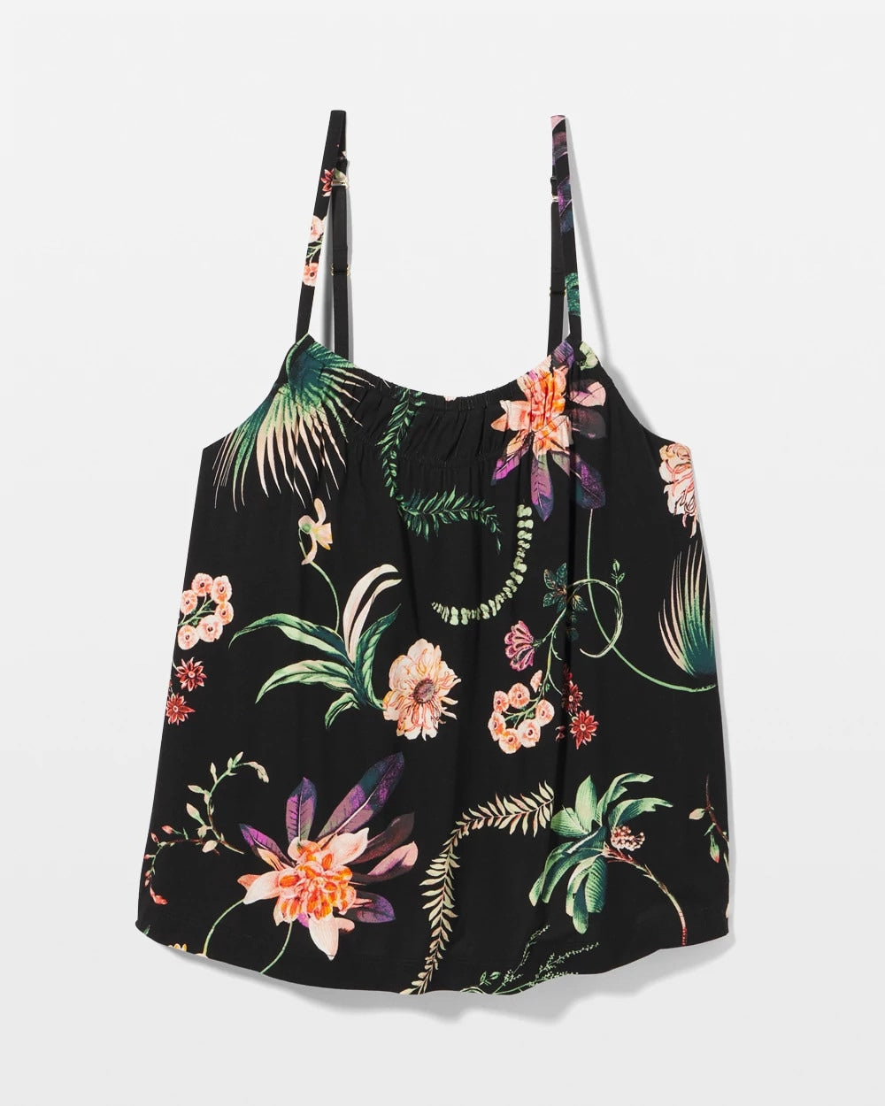 Soma / Pajama Cami PARADISE PLUMES BLACK