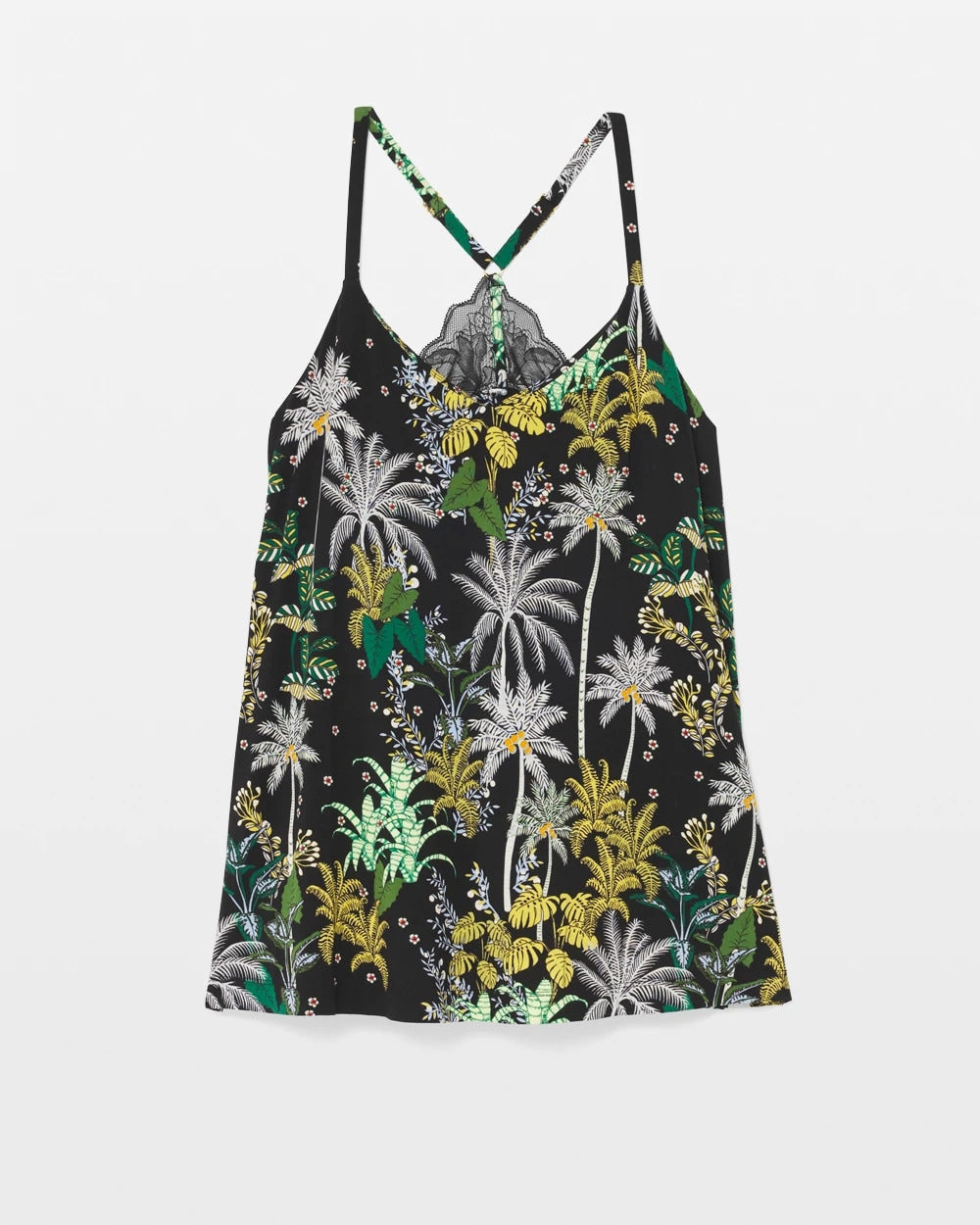 Soma / Lace Pajama Cami OASIS PALMS BLACK/WS