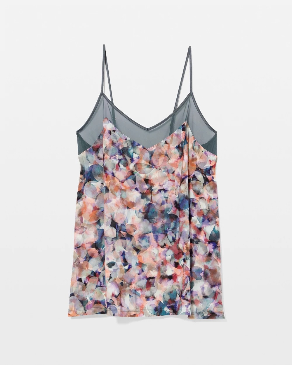 Soma / Mesh Trim Pajama Cami PETAL MOSAIC PETROL