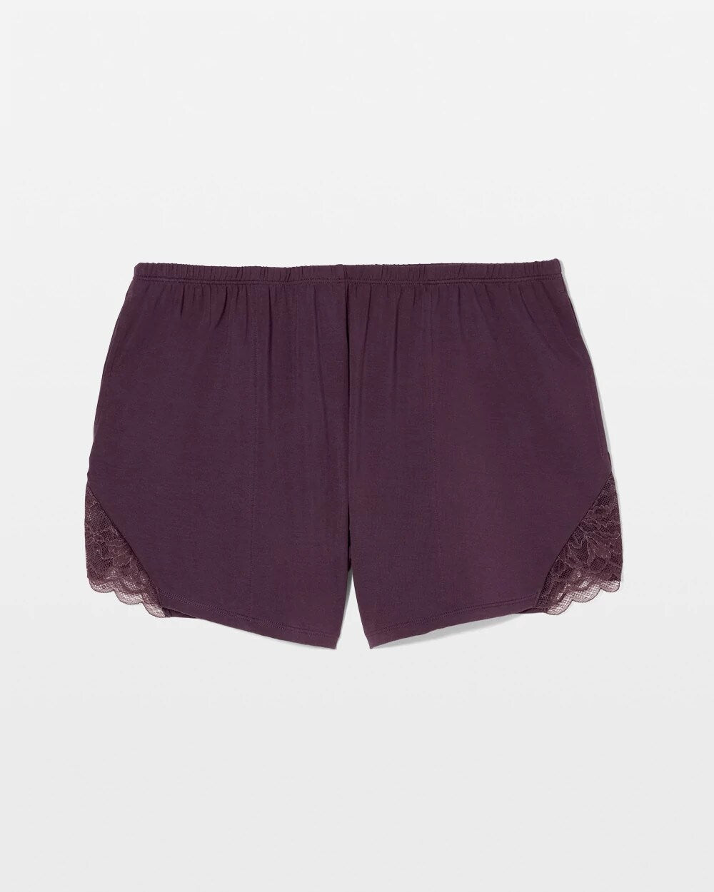 Soma / Lace Trim Pajama Short PLUM PERFECT