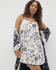 Soma / V-Neck Chemise MEANDERING GARDEN CHAMP
