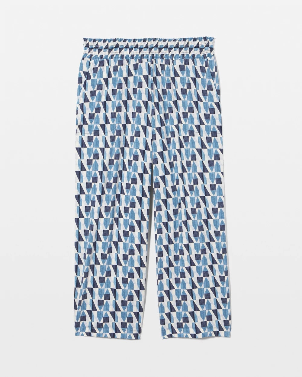 Soma / Cropped Pajama Pants PRISM GEO MID NAVY