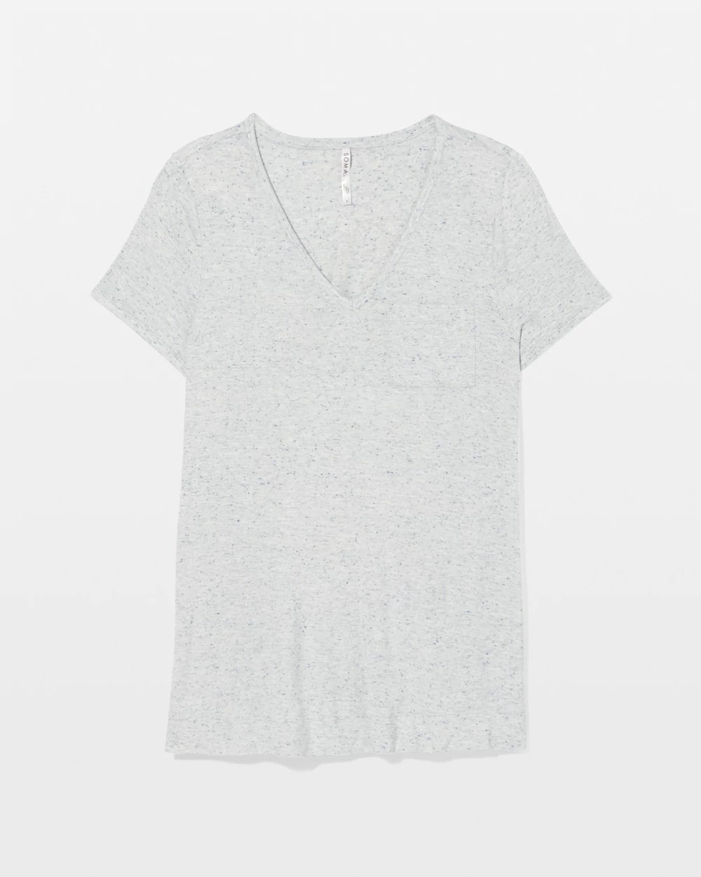 Soma / Slub Short Sleeve Tunic Pajama Tee BLUE SLUB
