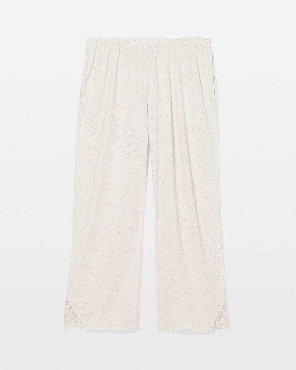 Soma / Slub Wide Leg Pajama Crop IVORY SLUB