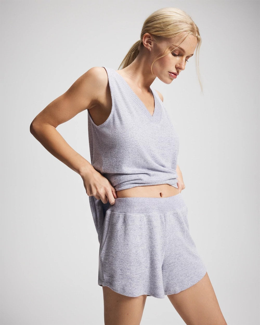 Soma / CozyLuxe Pajama Short BLUE OPAL/VELVET MORNING