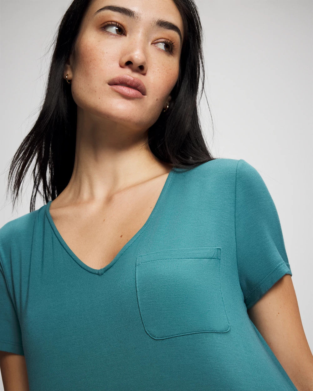 Soma / Short-Sleeve Sleepshirt CERULEAN TEAL