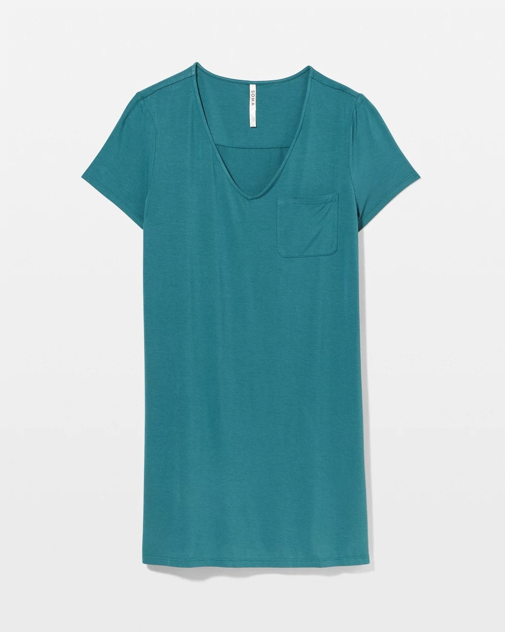 Soma / Short-Sleeve Sleepshirt CERULEAN TEAL