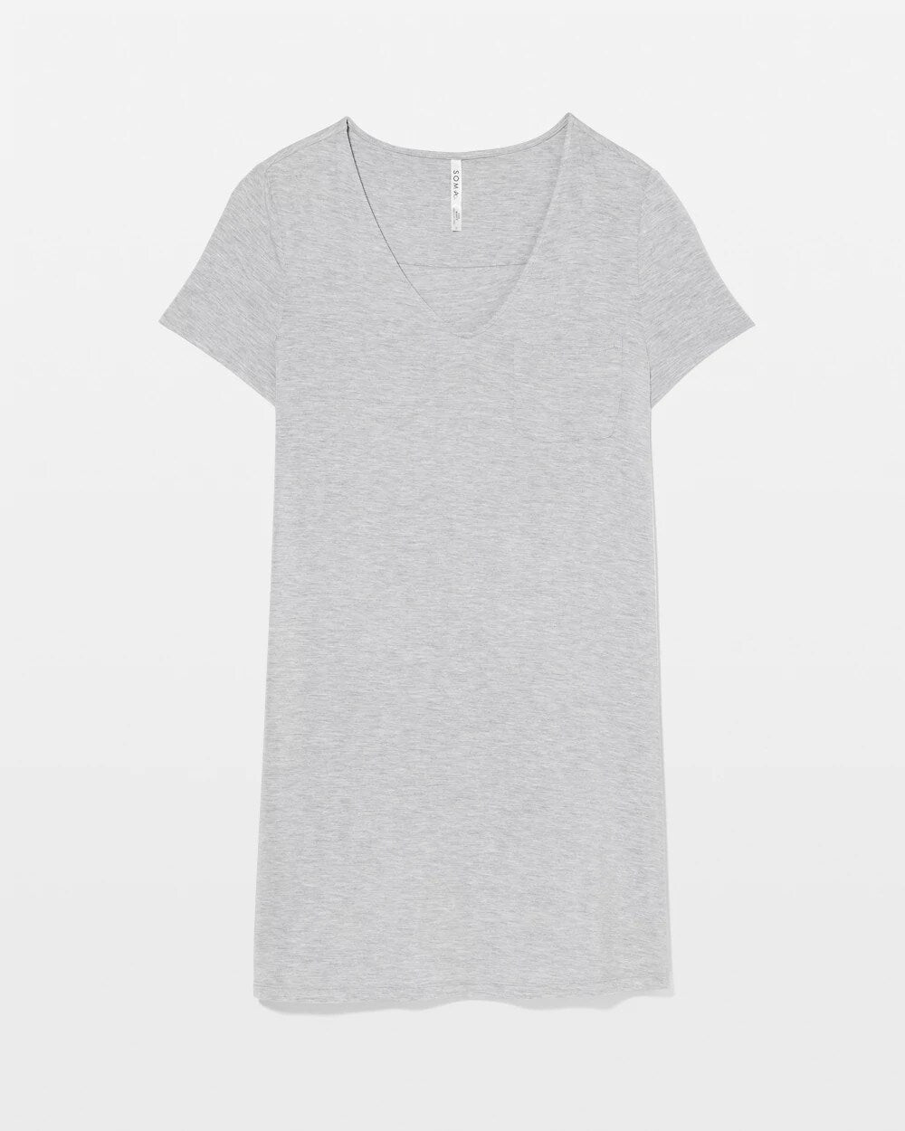 Soma / Short-Sleeve Sleepshirt HEATHER OPAL GRAY