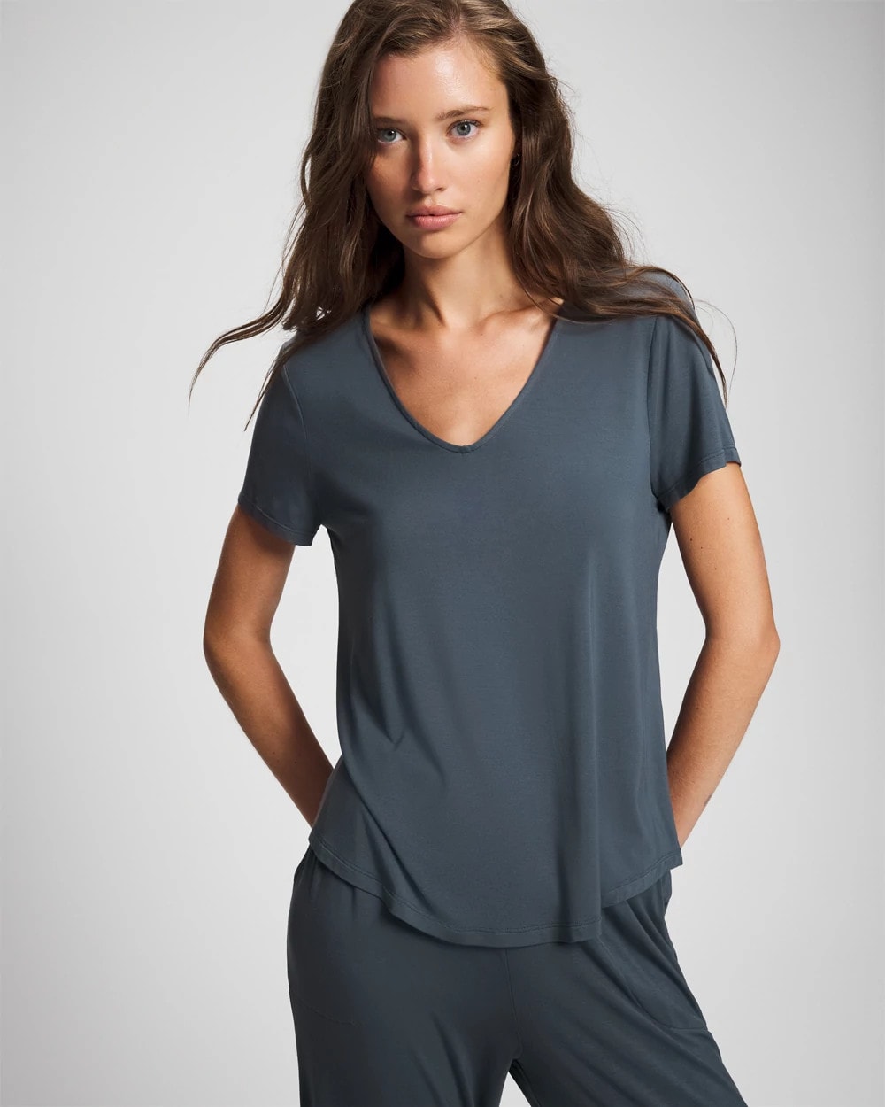 Soma / Short Sleeve Pajama Tee PETROL