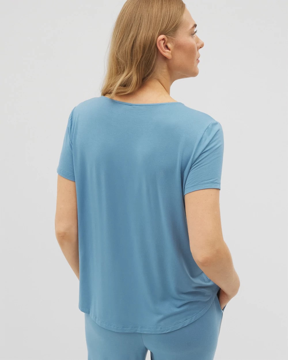 Soma / Short Sleeve Pajama Tee BLUE HEAVEN