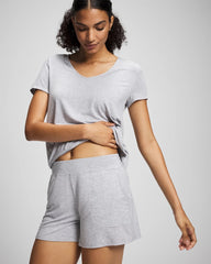 Soma / Short Sleeve Pajama Tee HEATHER OPAL GRAY