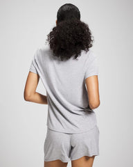 Soma / Short Sleeve Pajama Tee HEATHER OPAL GRAY