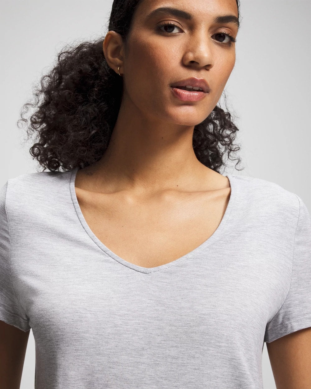 Soma / Short Sleeve Pajama Tee HEATHER OPAL GRAY