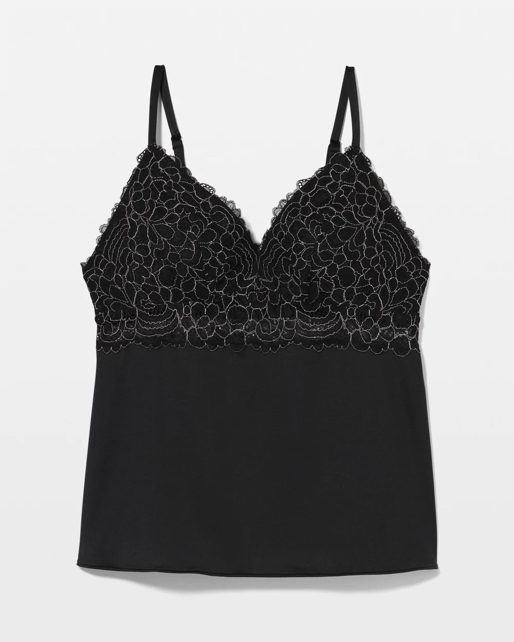 Soma / Lace Pajama Cami BLACK
