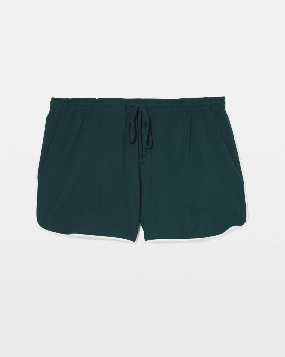 Soma / Solid Piped Pajama Shorts DARK SEA