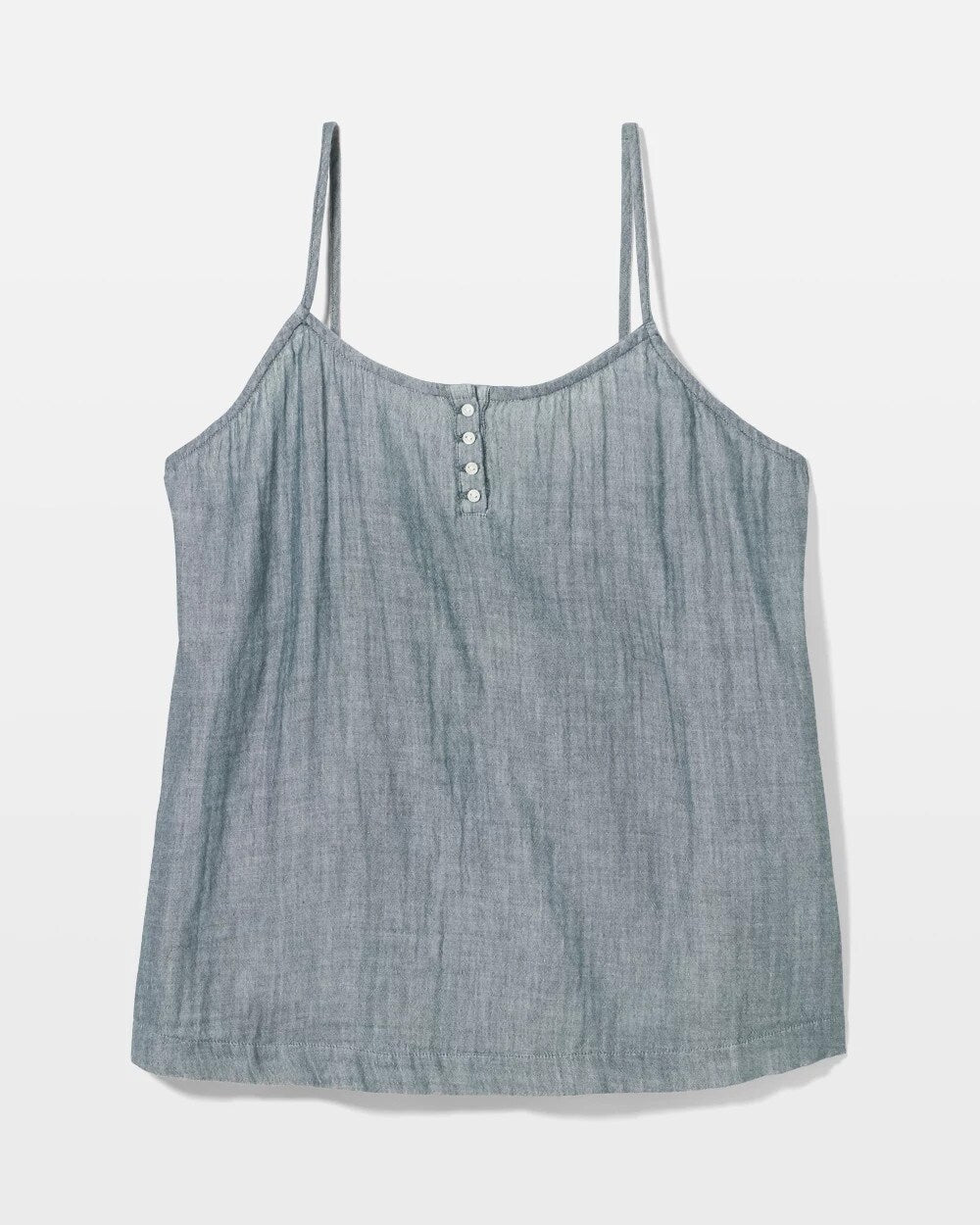 Soma / Cotton Gauze Pajama Cami DARK SEA CROSSDYE
