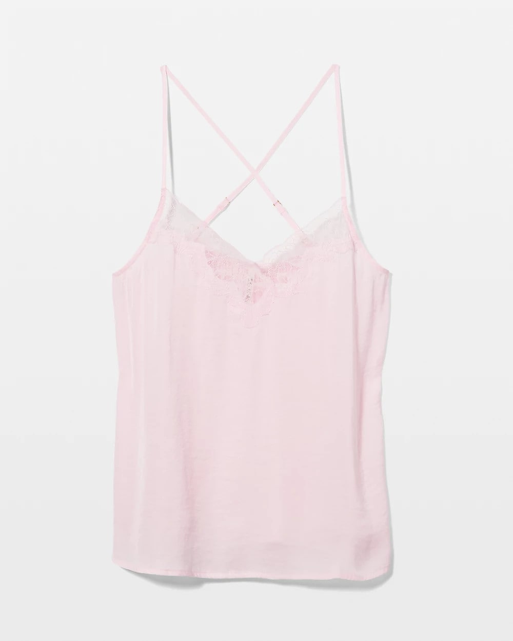 Soma / Lace Trim Pajama Cami SUGAR COATED