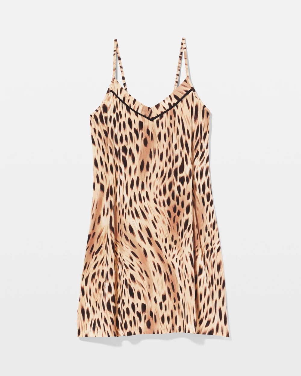 Soma / Chemise with Piping SPLENDID LEOPARD AMBER