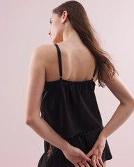 Soma / Silk Pajama Cami BLACK