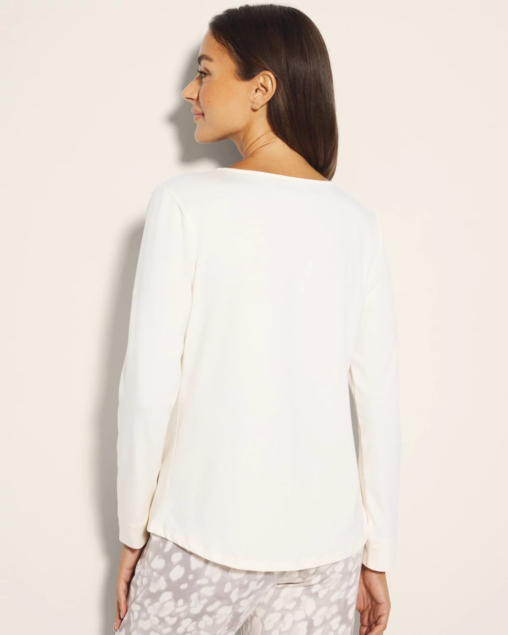 Soma / Long-Sleeve Pajama Top CHAMPAGNE DREAMS