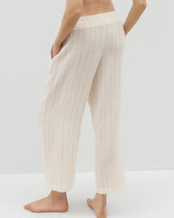 Soma / Cotton Gauze Pajama Pant CHAMPAGNE STRIPE