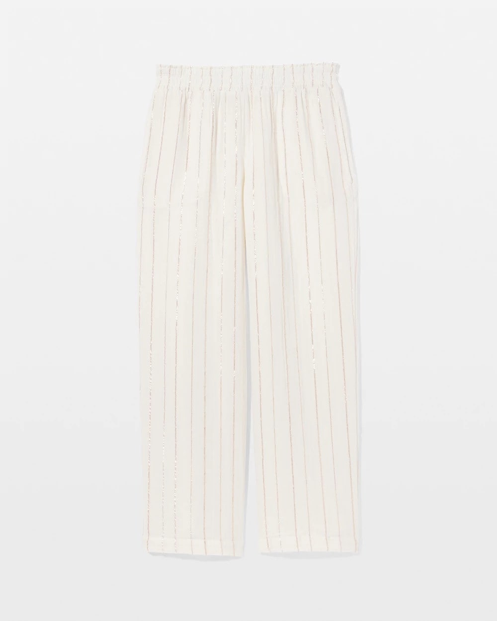 Soma / Cotton Gauze Pajama Pant CHAMPAGNE STRIPE