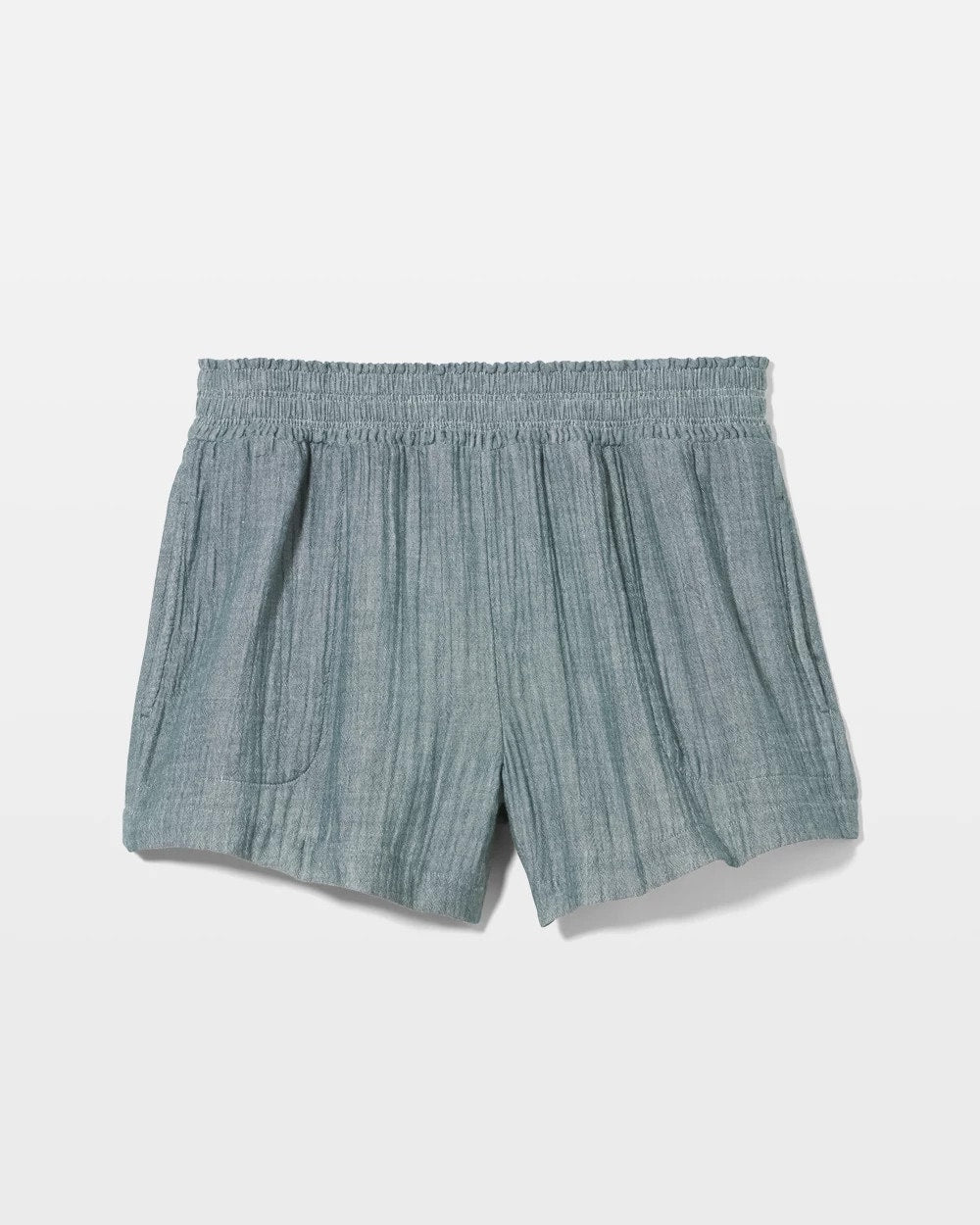 Soma / Cotton Gauze Pajama Shorts DARK SEA CROSSDYE