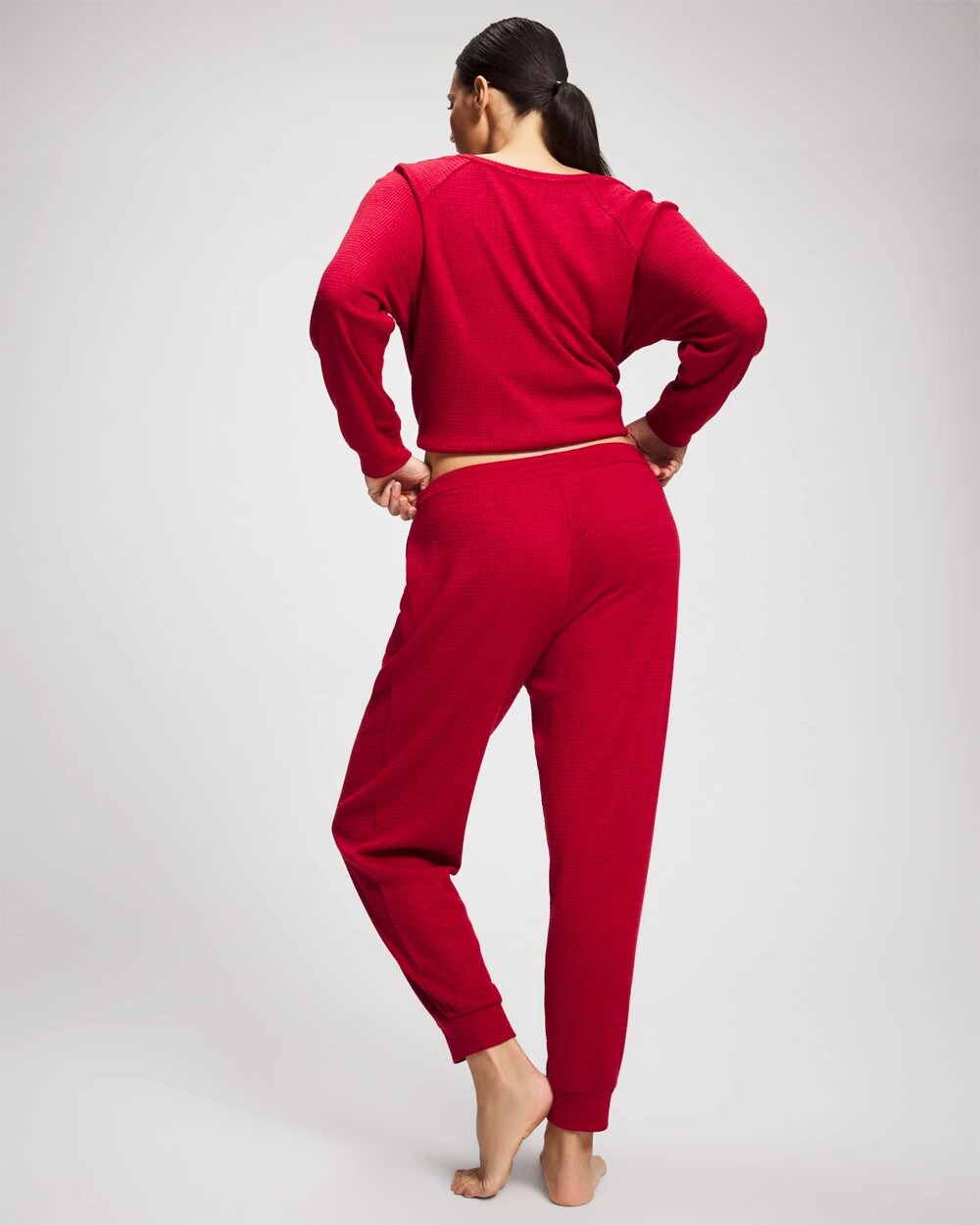 Soma / Banded Pajama Bottom PAINT THE TOWN RED