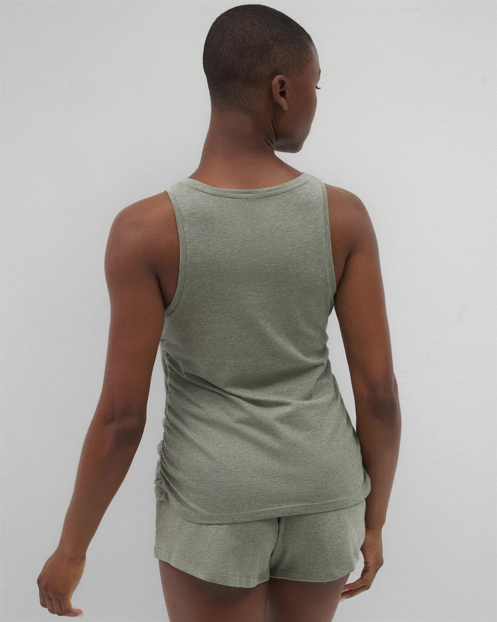 Soma / Ruched Pajama Tank HEATHER HIGHLANDS