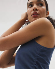 Soma / Ruched Pajama Tank INK BLUE